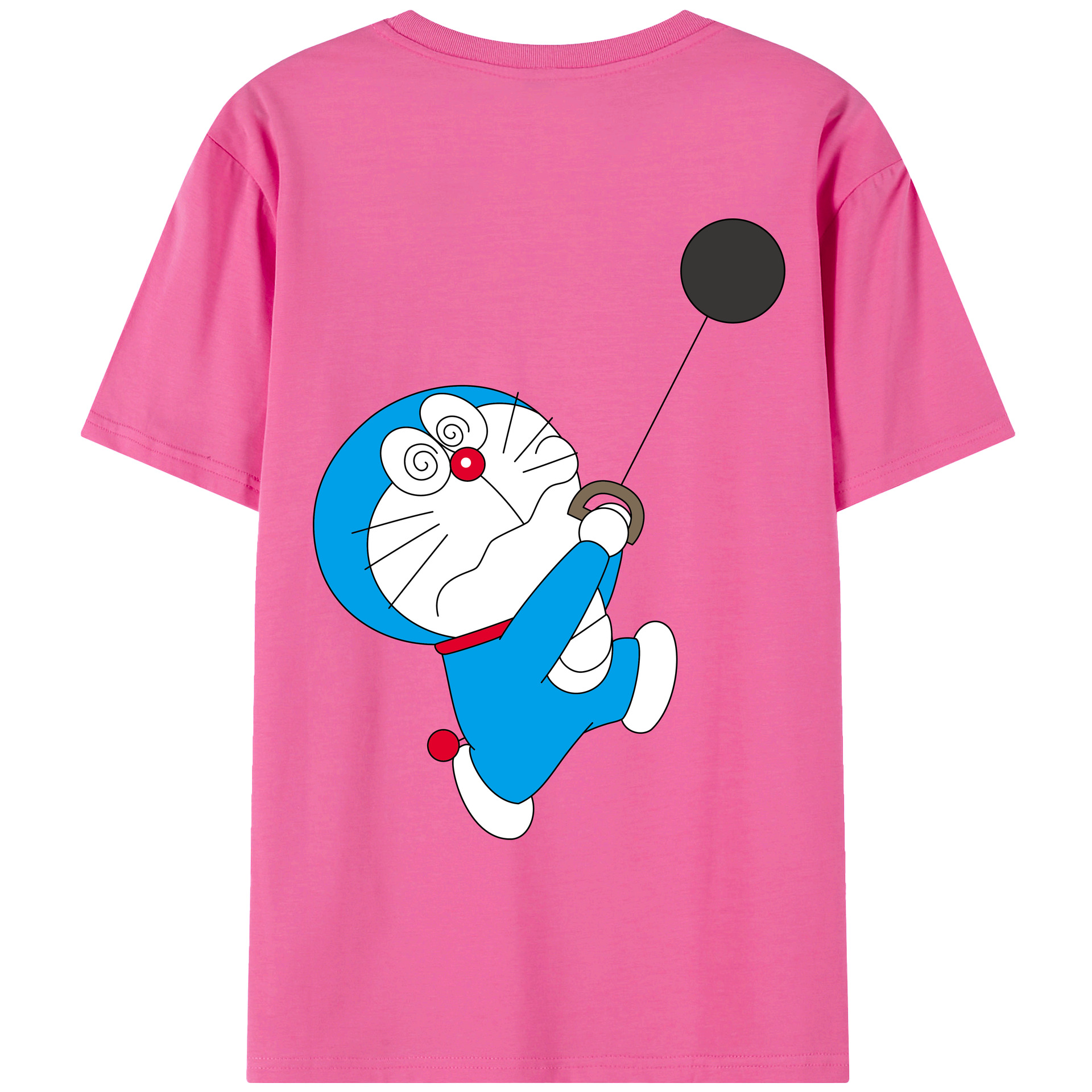 （画像用） ドラえもん Doraemon レディース半袖Tシャツ(バックプリント)
